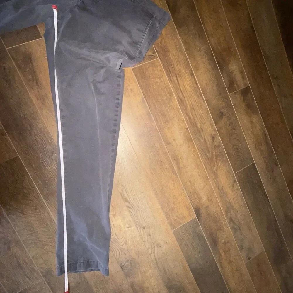 BANANA REPUBLIC FULTON CHINO PANT Skinny Fit Gray 34 x 34 Pants